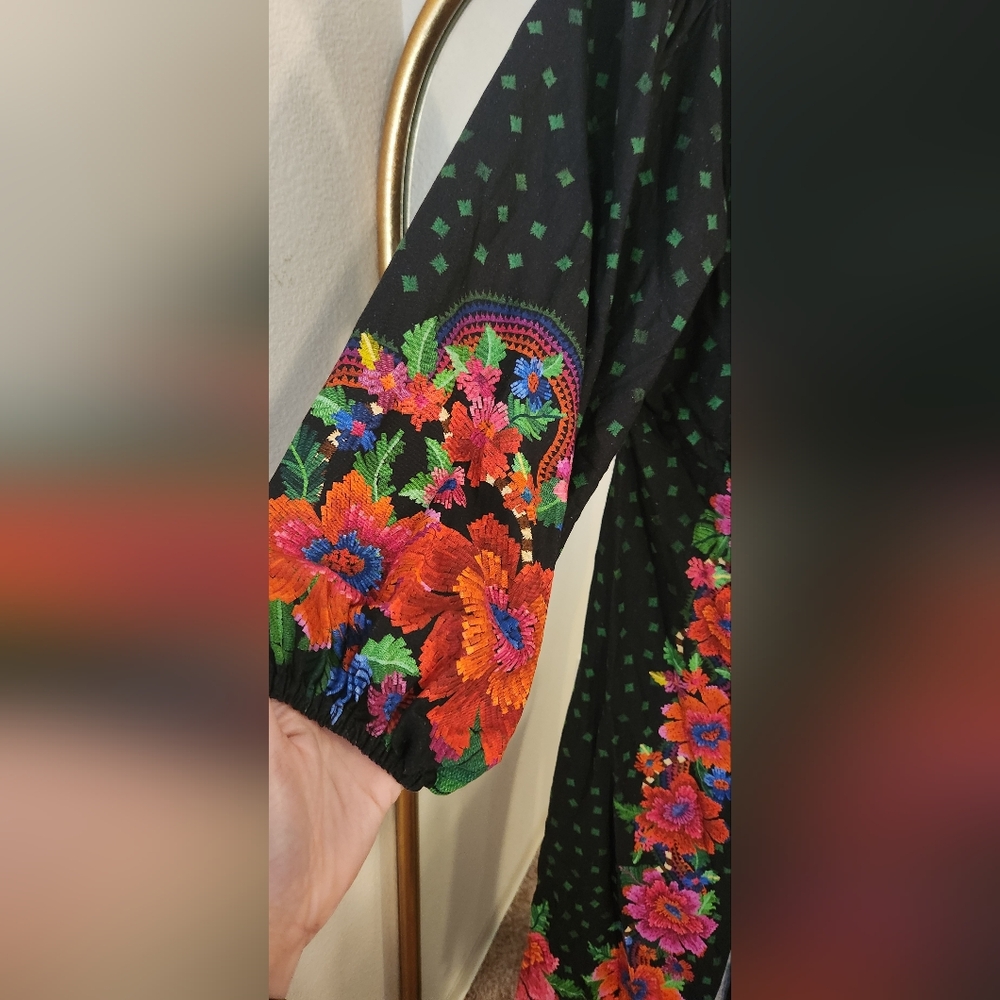 Farm Rio Black blooming garden dress - Picture 8 of 13